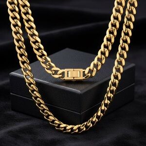 18k Gold plated Chain Necklace for Men
